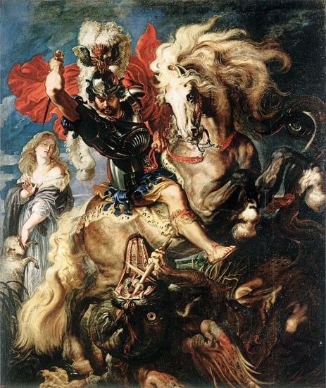Peter Paul Rubens St George Dragon Rubens